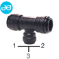 Preview: John Guest T-Reduzier-Verbinder PM3022AE